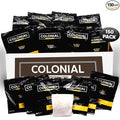 Colonial Coffee Roasters In-Room Hotel Ground Coffee Filter Portion Packs, Dark Roast, 0.50 Ounce (Pack of 150), Use with 4-Cup Drip Coffee Machine