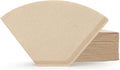 Segarty #1 Coffee Cone Filters, 100 Count Pack Size 1-2 Cup Natural Unbleached Brown Paper Disposable Pour Over Maker Basket Dripper for Most Brewer Machine for Home, Office, Cafetera