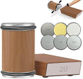 Rolling Knife Sharpener Kit, Rolling Knife Sharpener with 4 Diamond & 2 Corundum Discs,15 & 20 Degree Magnetic Angle for Kitchen Knives,Work Sharp Kitchen Knife Sharpener (SET-B)
