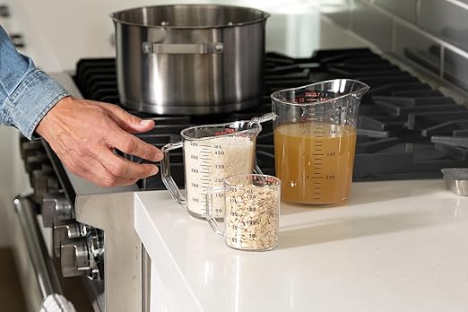 Cambro Measuring Cup - 3 Pack - 1 Cup, 2 Cup, 4 Cup (Clear)