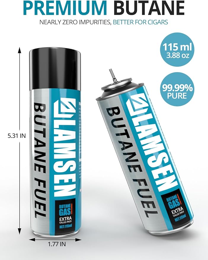 Cooking Torch Lighter with 100ml Butane Refill - Refillable Torch with Flame Lock, Adjustable Flame Mini Blow Torch Set for Cooking, Baking, Creme Brulee, Soldering