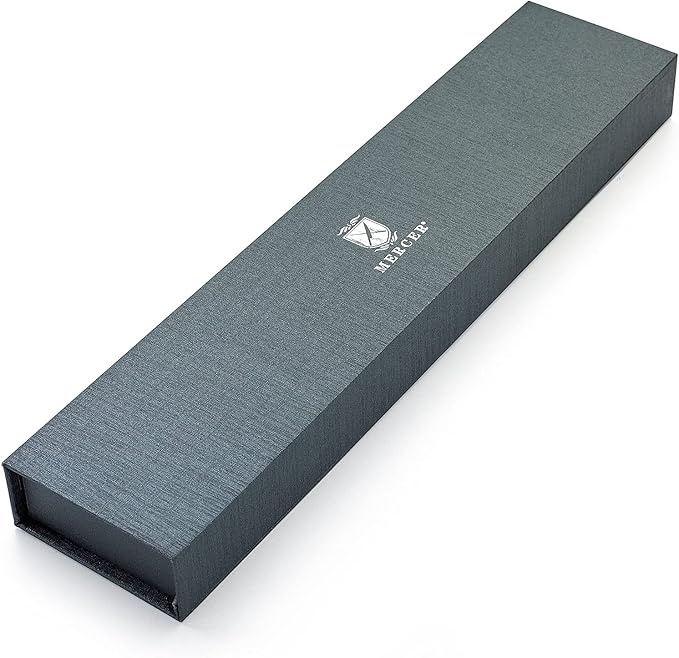Mercer Culinary M13780 Premium Grade Super Steel, 8-Inch Chef's Knife w/Leaf Pattern Blade, G10 Handle