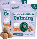 WOOF Pupsicle Refill Pops for Calming - Long-Lasting Refills for The Pupsicle Toy to Promote Calm - Calming Dog Treats - Magnesium for Dogs- Small Pops - 10 Count- 2 Pack