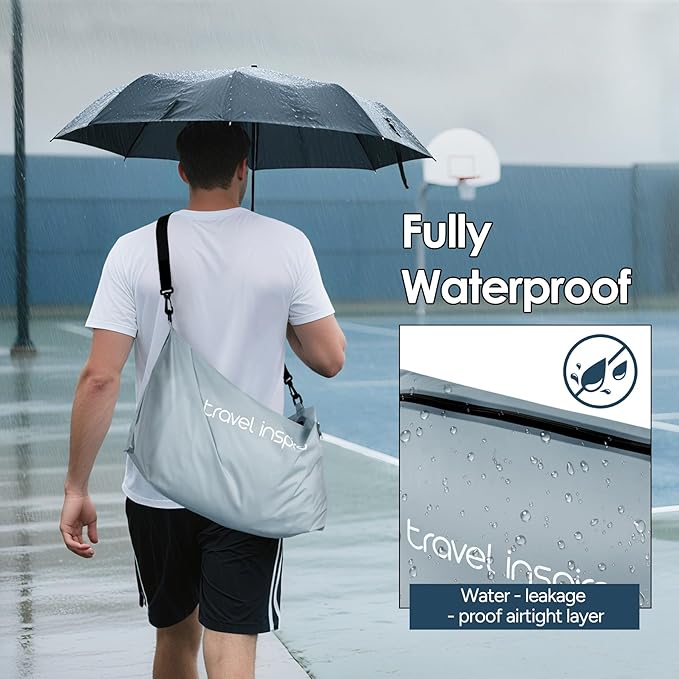 Vacuum Bags for Travel Luggage, Reusable Compression Bags for Carry On Suitcases and Backpack, Vacuum Seal Packing Cube for Cloth (1PC No Pump)