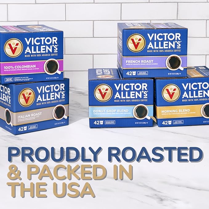 Victor Allen's Coffee Hazelnut Flavored, Medium Roast, 12 Count, Single Serve Coffee Pods for Keurig K-Cup Brewers