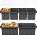 Silicone Freezer Molds for Soup with Lid, 1-Cup & 2-Cup Large Ice Cube Trays Food Storage Containers for Meal Prep, Freeze 250mL/125mL Portions – 2 Pack