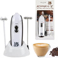 Powerful Milk Frother Wand - Battery Operated Handheld Drink Mixer - Electric Whisk Foam Maker for Coffee, Lattes, Cappuccino, Matcha, Hot Chocolate & Creamer