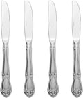 Oneida Chateau Fine Flatware Dinner Knives, Set of 4, 18/10 Stainless Steel