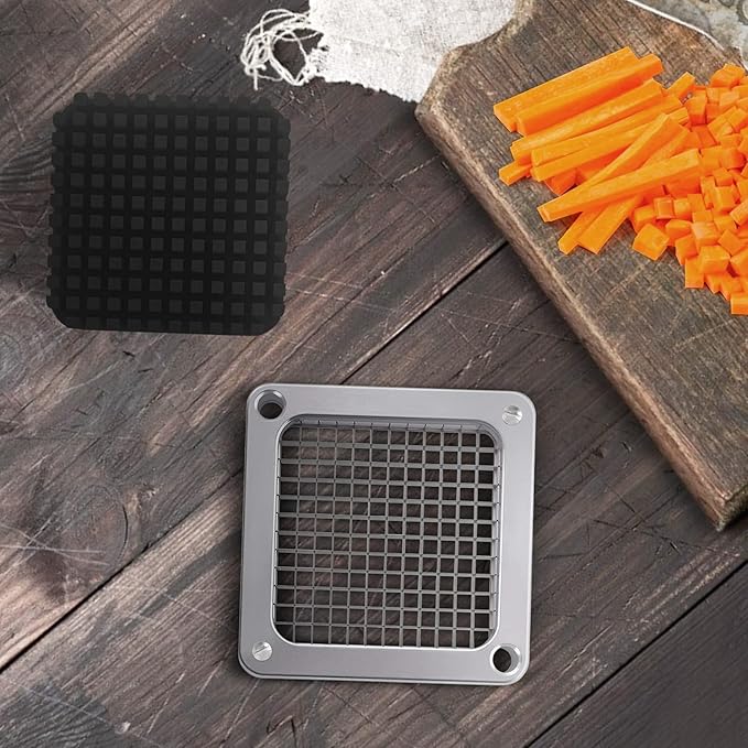Replacement Chopper Blade Commercial Vegetable Chopper Dicer Stainless Steel Blade for Fruit Cutting Machine Tomato French Fries Cutter (2 * 1/4″ Blade)