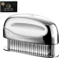 Meat Tenderizer Tool, Easy to Clean, One Piece Design - No Disassembly Needed, Ultra Sharp Needle Blades 100% Stainless Steel, Heavy-Duty Kitchen Gadgets, Meat Needle, Cooking Gadget for Tenderizing