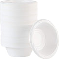 PLASTICPRO 800 Count Disposable 5 ounce White Plastic Dessert Bowls