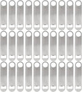 30 Pcs Flat Bottle Opener 7 Inch Stainless Steel Beer bottle Openers Heavy Duty Bar Blade Solid Bottle Cap Opener Funny Bartender Bottle Opener for Kitchen Restaurant Party Supplies,Silver