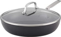 KitchenAid Hard Anodized Induction Nonstick Fry Pan/Skillet with Lid, 12.25 Inch, Matte Black