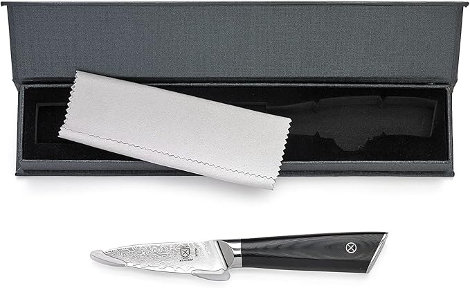 Mercer Culinary M13791 Premium Grade Super Steel, 3.5-Inch Paring Knife, G10 Handle