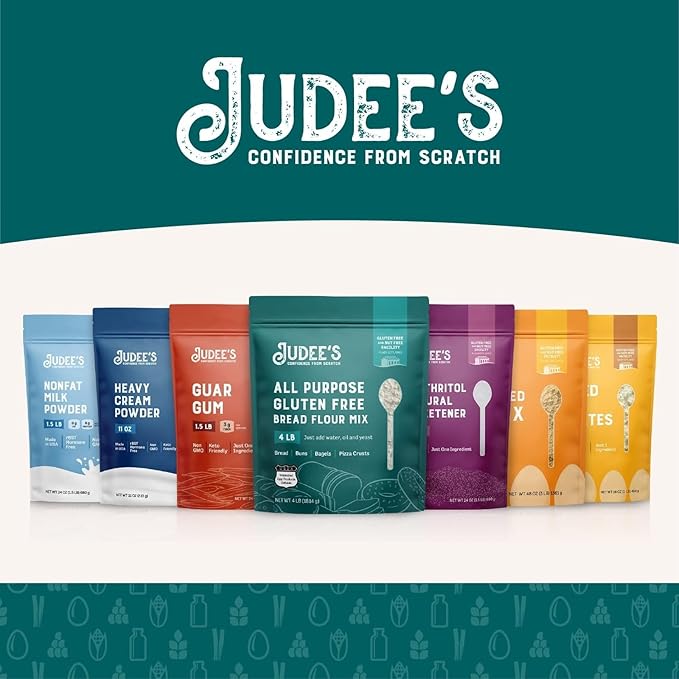 Judee's Gluten Free Complete Meringue Powder Mix - Gluten-Free Egg Substitute - Cookie Decorating Supplies for Cookie Icing - Make Meringue Treats - 160 Oz