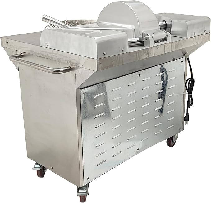 TECHTONGDA Commercial Food Processor Chopper for Meat and Vegetable, Electric Food Cutter Grinder Machine, 1500W Meat Bowl Chopper Machine with 24L Capacity for Restaurant