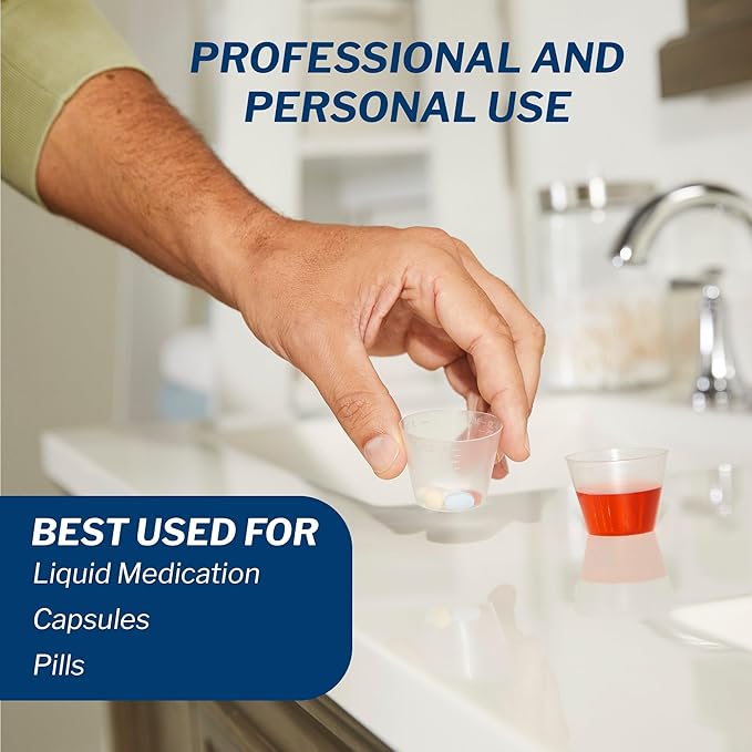McKesson Medicine Cups, Disposable 1 oz / 30 ml [5000 Count] Plastic, Small, Mixing, Measuring, Resin, Epoxy