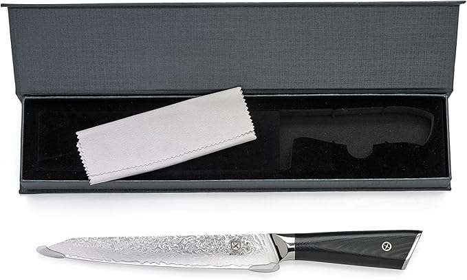 Mercer Culinary M13788 Premium Grade Super Steel, 8-Inch Slicer, G10 Handle