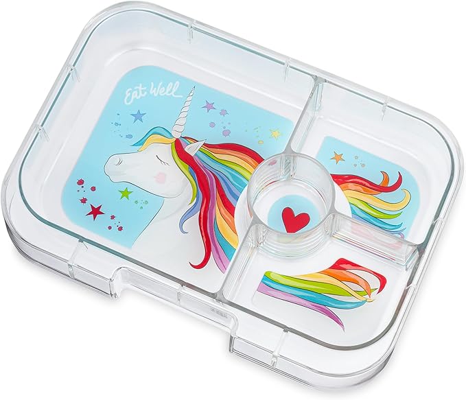 Yumbox Panino Leakproof Bento Lunch Box Container for Kids & Adults (Lavande Purple Unicorn)