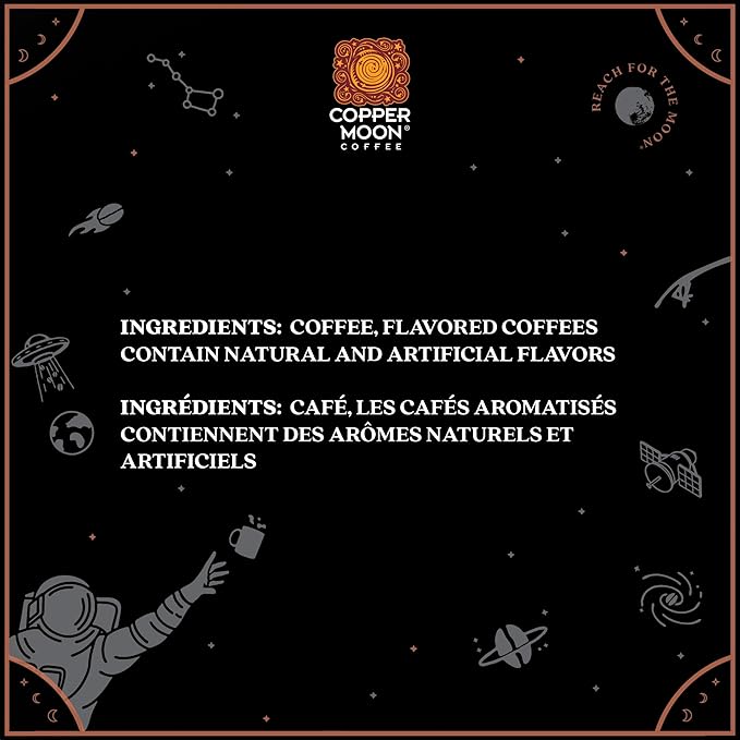 Copper Moon Single Serve Coffee Pods for Keurig K-Cup Brewers, Dark Roast, Sumatra Blend, 80 Count