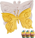 1Pcs 3D Butterfly Silicone Mold, Non-Stick Butterfly Cake Decoration Fondant Molds, for Kitchen Baking, Chocolate, Candy, Biscuits, Flower Paste, Resin Mold, Clay Modeling, Home Decor
