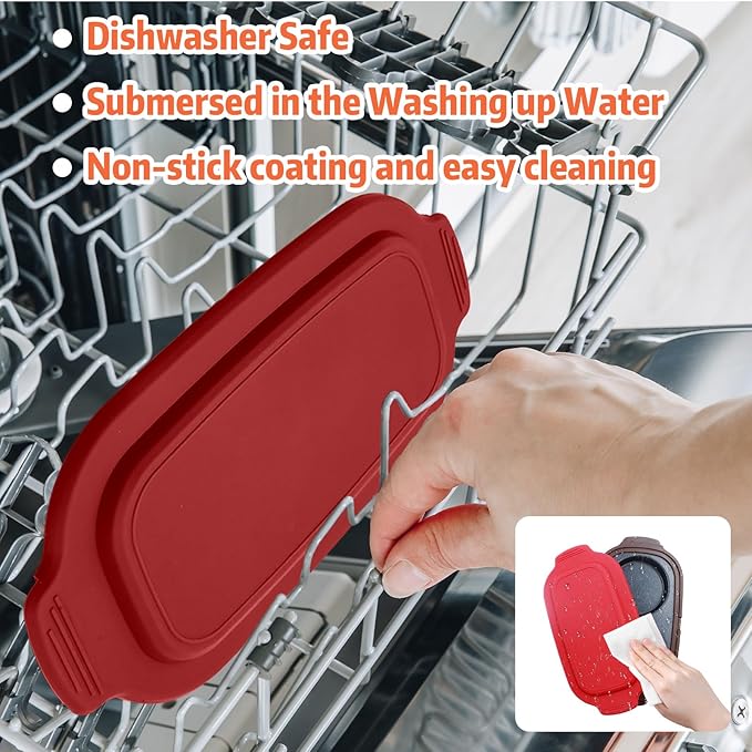 Microwave Egg Cooker - Egg Cooker Microwave, Multi-use Microwave Egg, Cooker & Poacher for Breakfast Sandwiches, Save Time,Portable,Microwave Egg Fryer for Home,Travel,Gifts(Red)