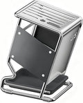 Knife Block Holder without Knives, Universal Kitchen Storage Stand, Safe Space Saver Large Volume Stable Knife Storage With a drip tray at the base Detachable for Easy Cleaning - Grey
