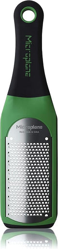 Microplane Artisan Series Parmesan Cheese Grater and Zester (Fine, Green)