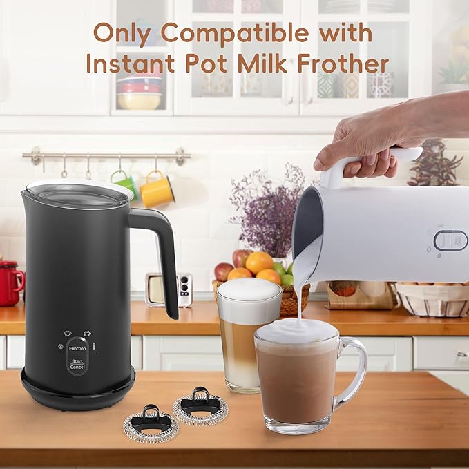 Whisks for Instant Pot Milk Frother, Only Compatible with The Instant Pot 4-in-1 Electric Milk Steamer, Doesn’t fit The Magic Froth 9-in-1, Not with Other Brands of Milk Frothers (2 Packs)