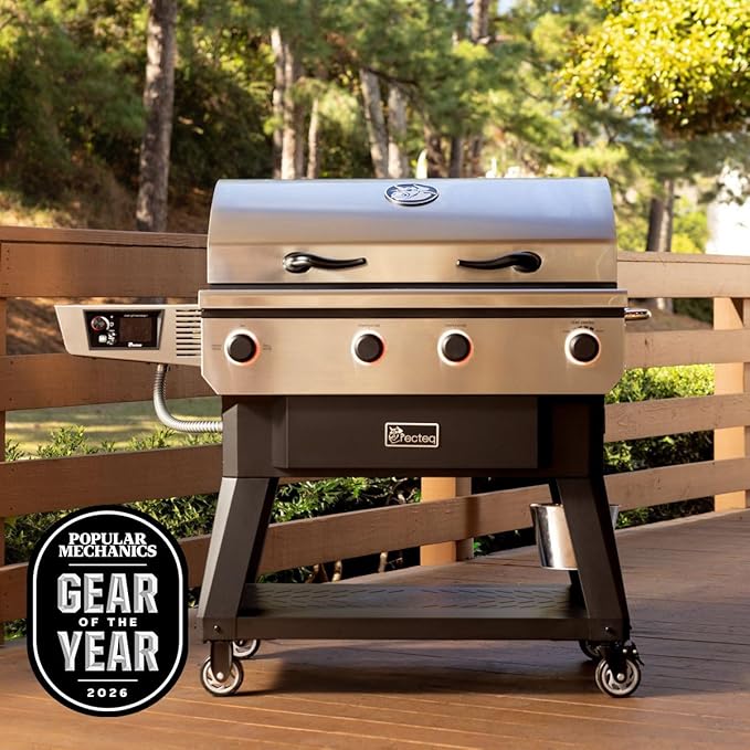 recteq X-Fire Pro Pellet Smoker Grill, Wi-Fi-Enabled Electric Pellet Grills, Outdoor Grills & Smokers, BBQ Grill, 825 Sq. in. Cooking Space, X-Fire Pro + Grilling Essentials