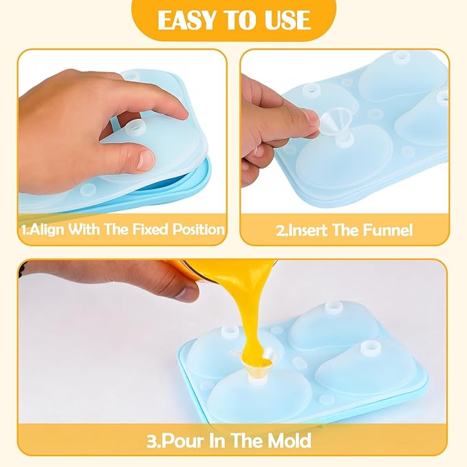 Palksky Mango Silicone Molds, 3D Fruit Pastry Molds for Chocolate, Candy, Ice Cream, Pudding, Jelly, Bakeware, Mousse Cakes Baking Supplies