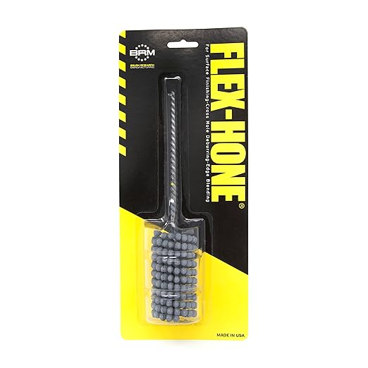 Brush Research BC112400 FLEX-HONE®, 1-1/2" (38mm) Diameter, 400 Grit, Silicon Carbide, for Mild Steel, Stainless Steel, Cast Iron and Softer Ferrous Materials