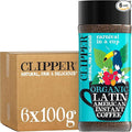 Clipper Coffee: Organic Latin American Instant Coffee – Medium Roast Coffee, Freeze Dried & Ethically Sourced – 6 Pack, 100g Per Jar