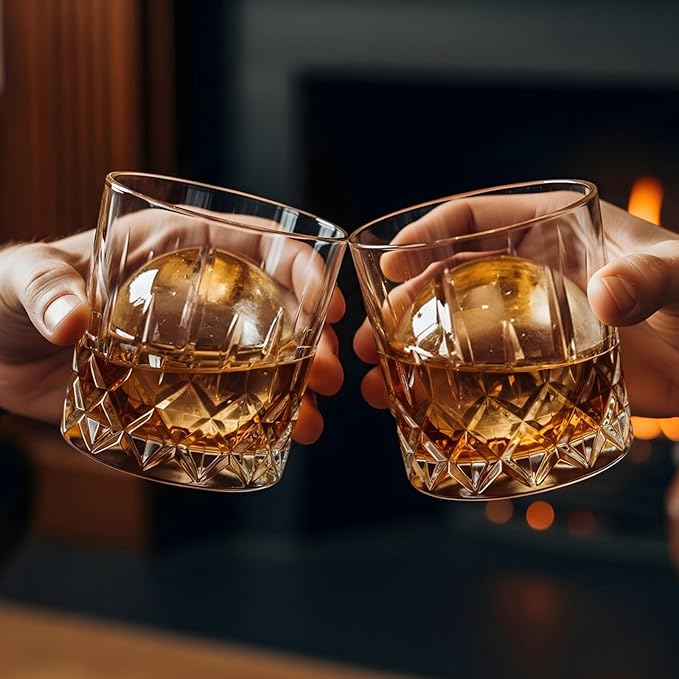 Clear Ice Cube Maker, 2.5" Easy-Release Sphere Ice Maker, Stainless Steel Clear Ice Maker, Non-BPA Premium Silicone Ice Cube Molds for Cocktails, Drinks & Bourbon, Whiskey Gifts for Men - 1 Pack