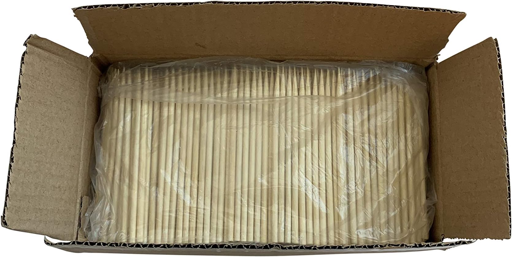 1000 Count | KingSeal Natural BAMBOO Heavy Weight Meat Skewers, Kebab Sticks, City Chicken, 4.5 Inches x 3.8mm, Bulk Pack - 1 Box of 1000