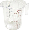Winco FBA_ Measuring Cup, Polycarbonate, 1-Quart, Clear