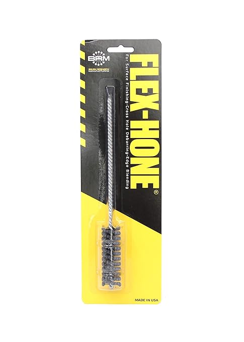 Brush Research BC1212 FLEX-HONE®, 1/2" (12.7mm) Diameter, 120 Grit, Silicon Carbide, For Mild Steel, Stainless Steel, Cast Iron and Softer Ferrous Materials