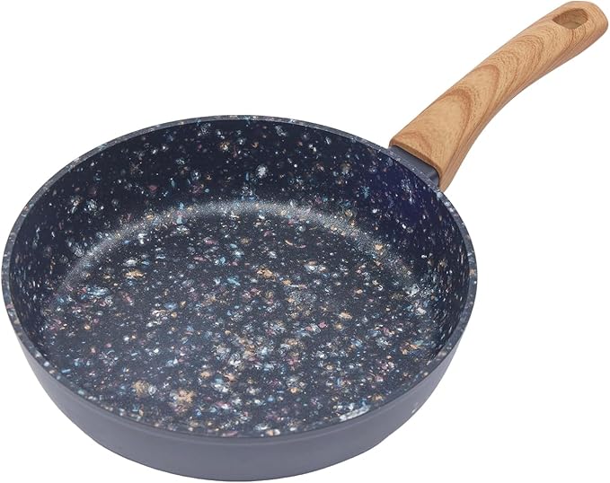 8.5 Inch Nonstick Frying Pan Skillet, Superior PFOA-Free & Non-Toxic Coating, 3mm Aluminum for Even Heat, Induction Compatible, Dishwasher Safe for Eggs & Pancakes
