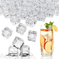Fake Ice Cubes, 50 PCS 0.8" Fake Ice, Artificial Acrylic Crystal Diamonds for Vase Fillers, 20 mm Plastic Ice Cubes for Party, Wedding