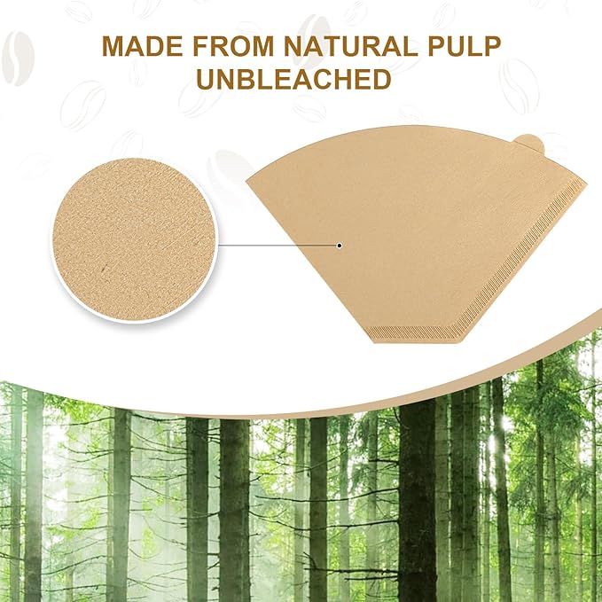 Coffee Filters 4 Cone Paper for Ninja Coffee Maker, 100pcs Unbleached #4 Filter for Ninja Programmable Brewer Machine
