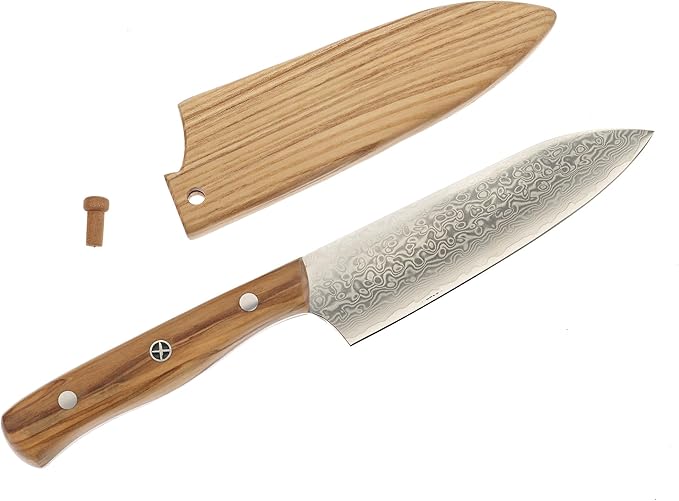 Proposed Value: Mercer Culinary Premium Grade Super Steel, 5-Inch Bar Knife, Spalted Maple Handle/Saya Cover