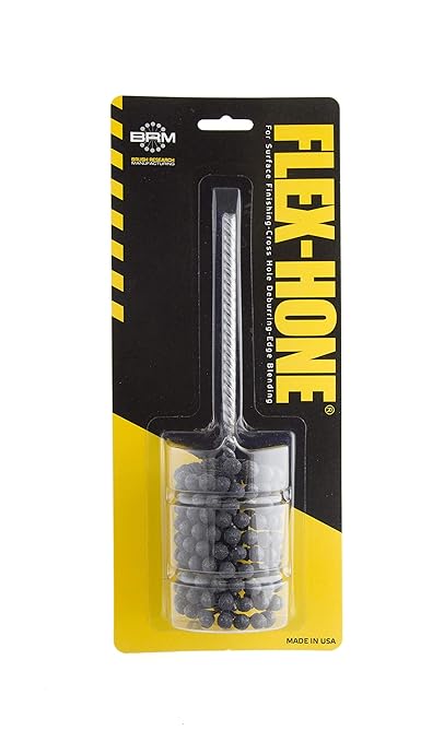 Brush Research BC21818 FLEX-HONE®, 2-1/8" (54mm) Diameter, 180 Grit, Silicon Carbide, For Mild Steel, Stainless Steel, Cast Iron and Softer Ferrous Materials