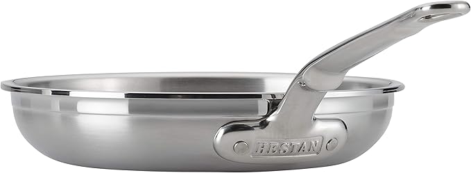 Hestan - ProBond Collection - Professional Clad Stainless Steel Frying Pan, Induction Cooktop Compatible, 8.5-Inch