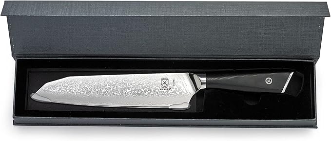 Mercer Culinary M13786 Premium Grade Super Steel, 7-Inch Santoku Knife, G10 Handle