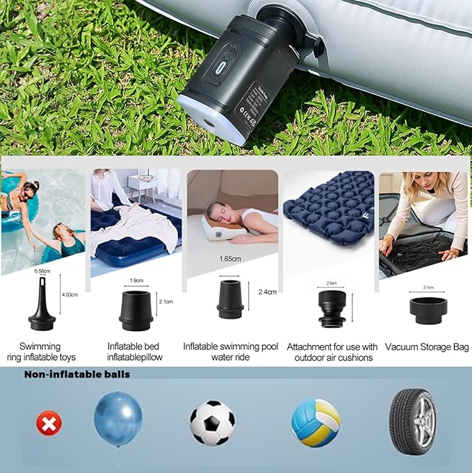 34L Vacuum Bags for Travel Luggage with Pump, Reusable Space Saver Waterproof Compression Bags for Suitcase,Backpack, Vacuum Seal Packing cube for Storage Organizer Cloth (2bag+1pump-34L)