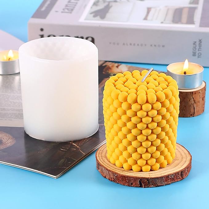 Bubble Pillar Silicone Candle Mold Silicone Soap Mold Resin Epoxy Fondant Chocolate Cake Mould Plaster Ornaments