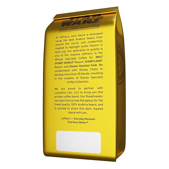 Joffrey's Coffee - STAR WARS™ C-3PO Brew, STAR WARS Licensed Coffee Collection, Artisan Medium Roast, Creamy & Smooth Taste, Brew or French Press (Ground, 11oz)