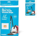 Simplicity Vacuums 6-pack Vacuum Bags Type Z and Filter Set for Jill Canister Vacuum Cleaner, SZH-6 Bags and SF-I4.3 Filter Set with Certified HEPA FiltratioN