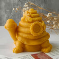 Turtle Soap Mold - Honeycomb Animal Mold for Candle Making and Home Decor - 3D Silicone Casting Mold