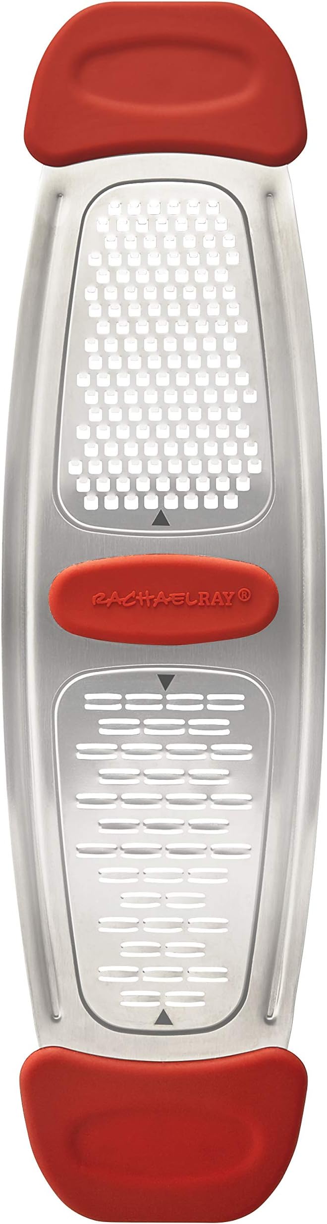 Rachael Ray Multi Stainless Steel Grater, Red Small
